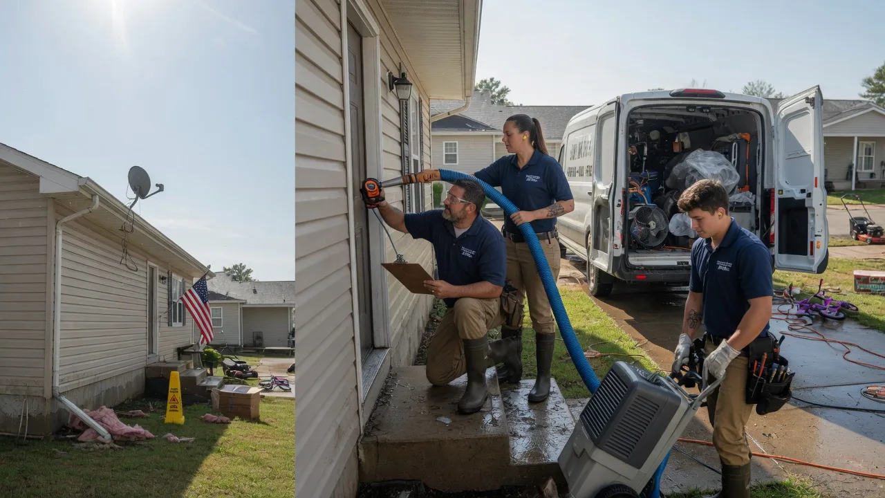 Ceiling Water Damage Restoration in Saint Paul, KS near me